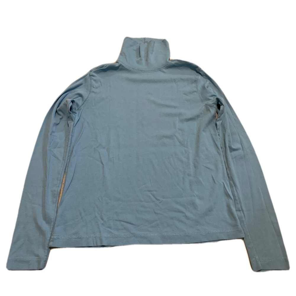 Denver Hayes Light Blue Turtleneck Sweater - Size Large